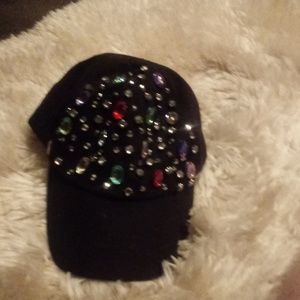 Cute multi color blinged out hat